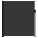 Vidaxx ausziehbarer Windschutz 220x500 cm schwarz