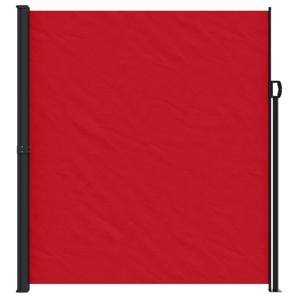 Vidaxx ausziehbarer Windschutz 220x500 cm rot