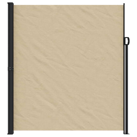 VidaXL Ausziehbarer Windschutz 220x500 cm beige