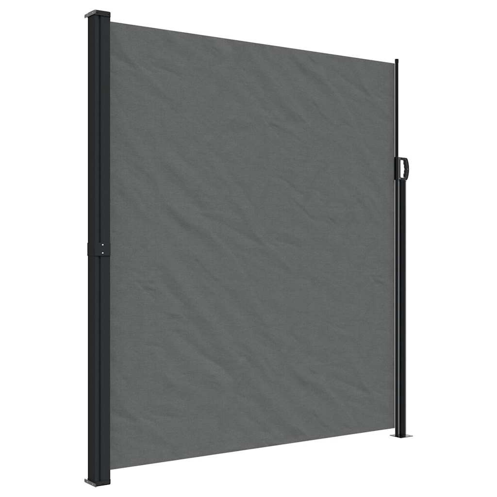 Vidaxx ausziehbarer Windschutz 220x500 cm Anthrazit