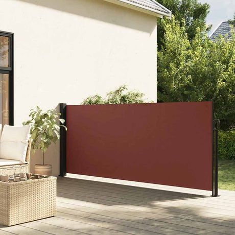 Vidaxx ausziehbarer Windschutz 120x600 cm braun