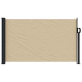 Vidaxx ausziehbarer Windschutz 120x600 cm beige