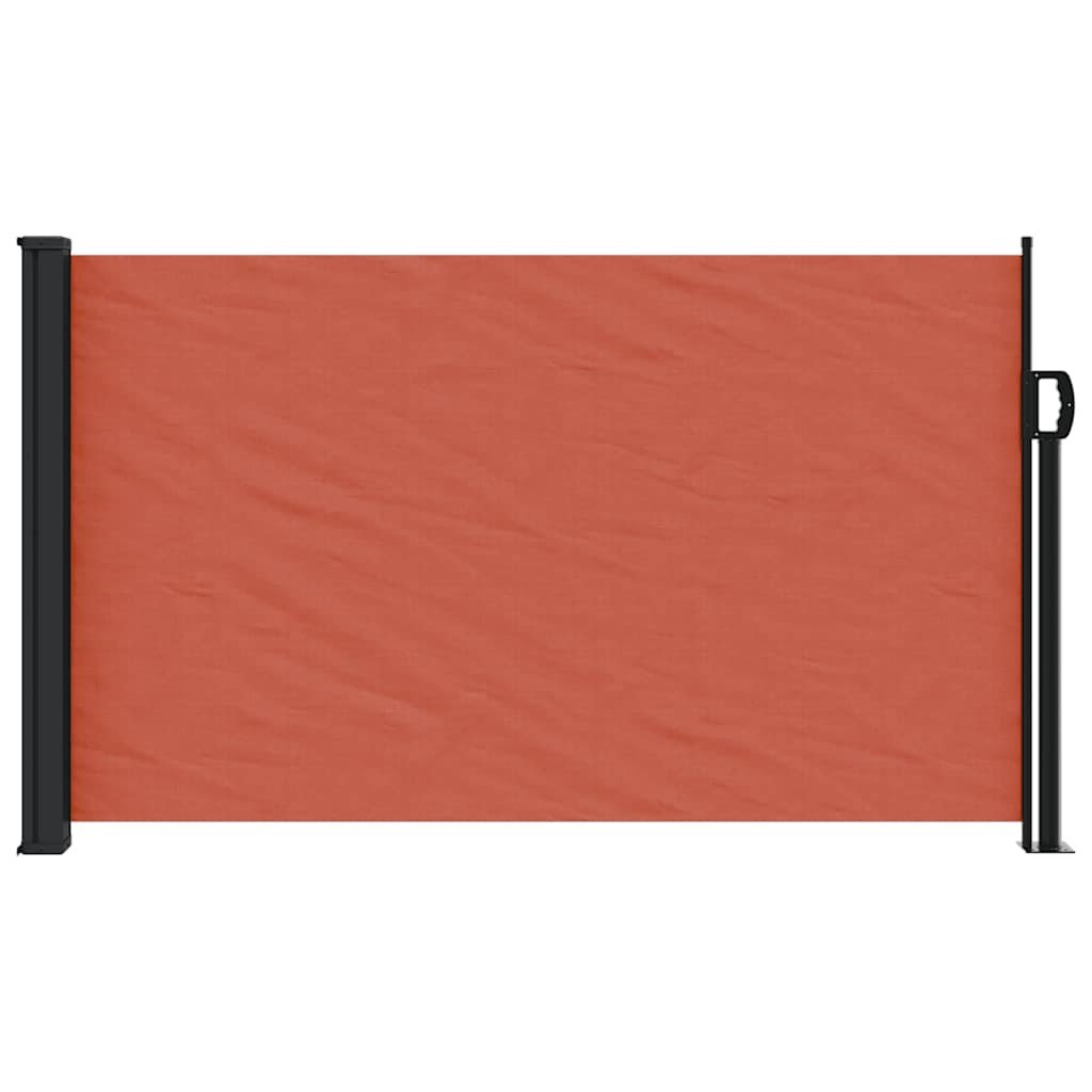 Vidaxx ausziehbarer Windschutz 120x600 cm Terrakotta
