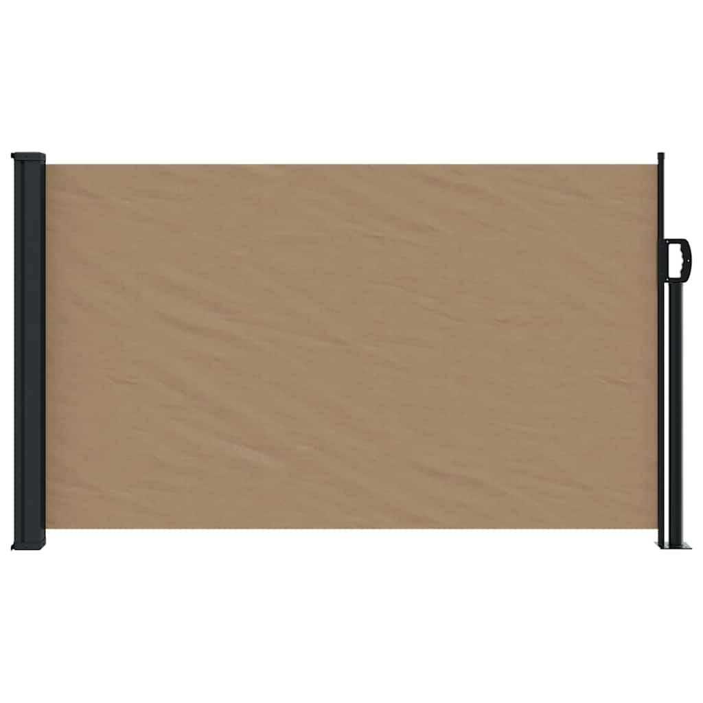 Vidaxx ausziehbarer Windschutz 120x600 cm Taupe