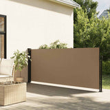 Vidaxx ausziehbarer Windschutz 120x600 cm Taupe