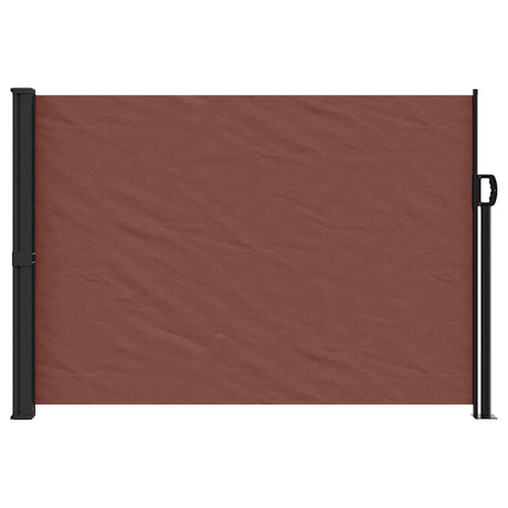 Vidaxx ausziehbarer Windschutz 140x600 cm braun