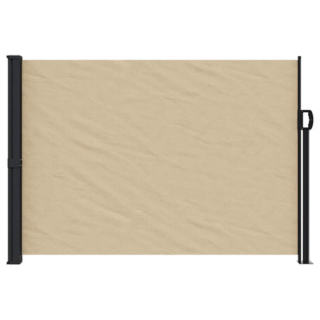 Vidaxx ausziehbarer Windschutz 140x600 cm beige