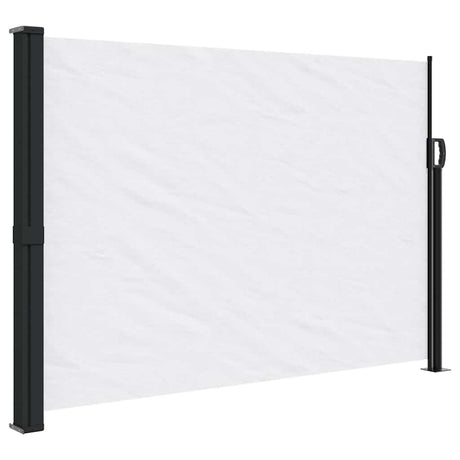 Vidaxx ausziehbarer Windschutz 140x600 cm weiß