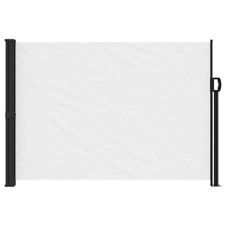Vidaxx ausziehbarer Windschutz 140x600 cm weiß