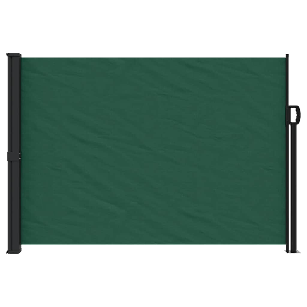 Vidaxx ausziehbarer Gartenschirm 140x600 cm dunkelgrün