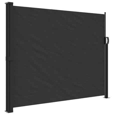 Vidaxx ausziehbarer Windschutz 160x600 cm schwarz