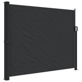 Vidaxx ausziehbarer Windschutz 160x600 cm schwarz
