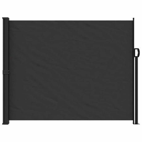 Vidaxx ausziehbarer Windschutz 160x600 cm schwarz