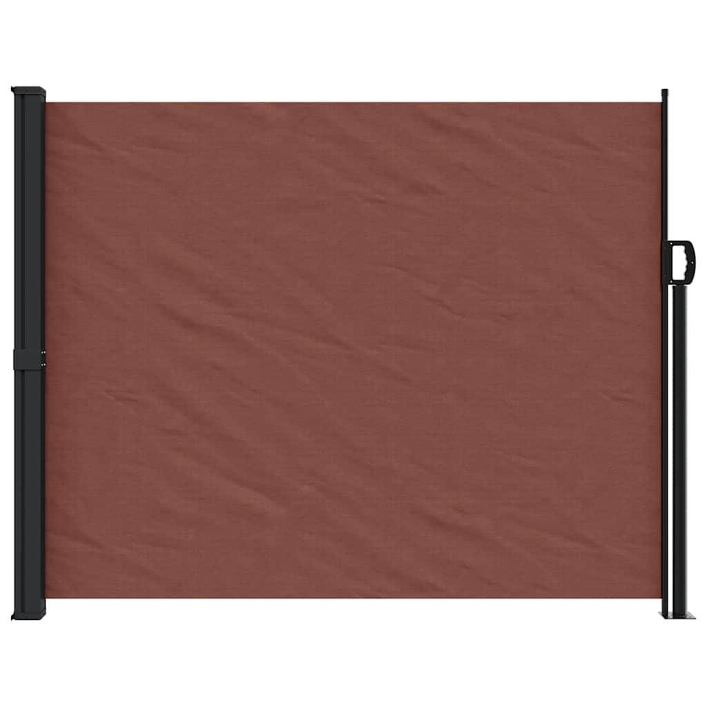Vidaxx ausziehbarer Windschutz 160x600 cm braun