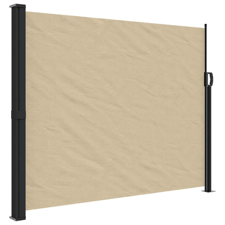 Vidaxx ausziehbarer Windschutz 160x600 cm beige