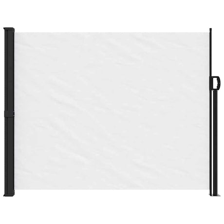 Vidaxx ausziehbarer Windschutz 160x600 cm weiß