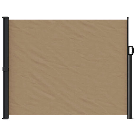 Vidaxx ausziehbarer Windschutz 160x600 cm Taupe