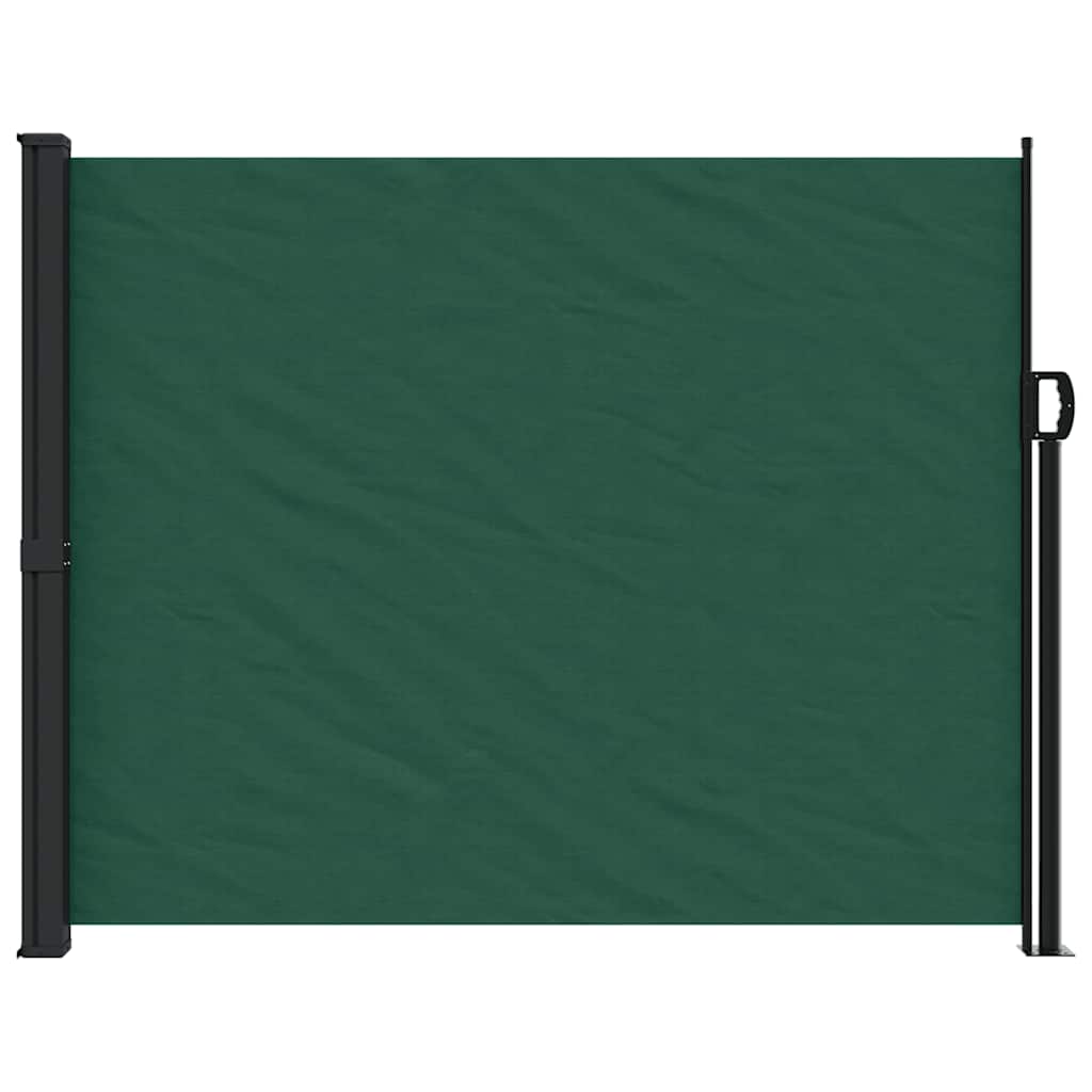 Vidaxx ausziehbarer Windschutz 160x600 cm dunkelgrün