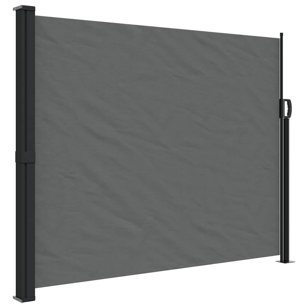 Vidaxx ausziehbarer Windschutz 160x600 cm Anthrazit