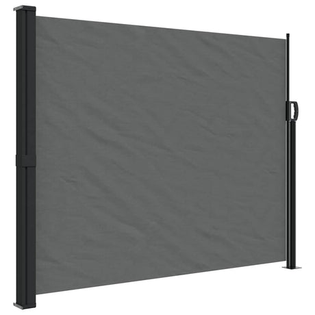 Vidaxx ausziehbarer Windschutz 160x600 cm Anthrazit
