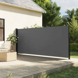 Vidaxx ausziehbarer Windschutz 160x600 cm Anthrazit