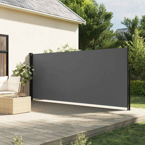 Vidaxx ausziehbarer Windschutz 160x600 cm Anthrazit