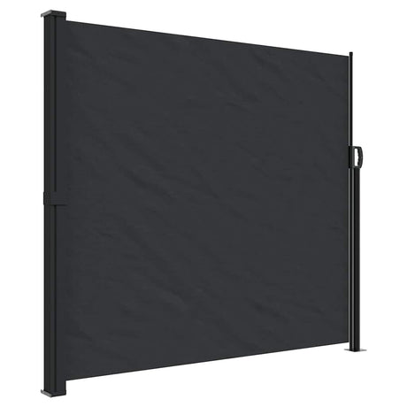 Vidaxx ausziehbarer Windschutz 180x600 cm schwarz