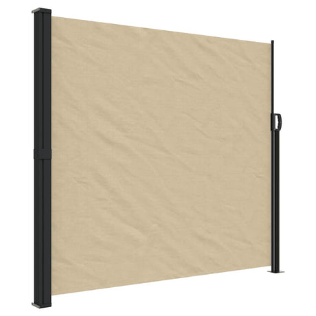 Vidaxx ausziehbarer Windschutz 180x600 cm beige