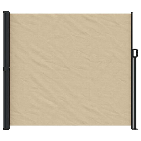 Vidaxx ausziehbarer Windschutz 180x600 cm beige