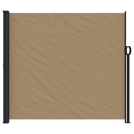 Vidaxx ausziehbarer Windschutz 180x600 cm Taupe