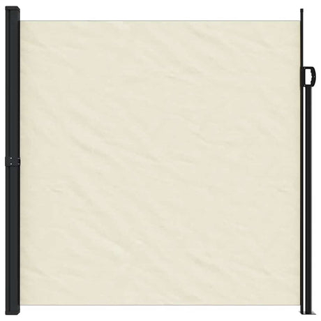 Vidaxx ausziehbarer Windschutz 200x600 cm cremefarben