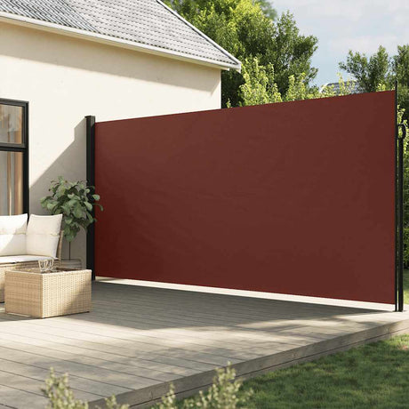 Vidaxx ausziehbarer Windschutz 200x600 cm braun