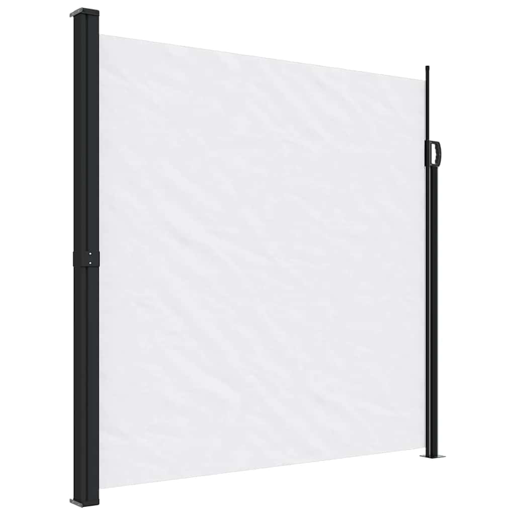 Vidaxx ausziehbarer Windschutz 200x600 cm weiß