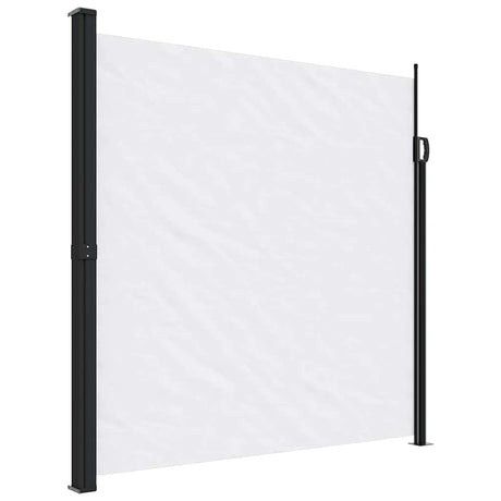 Vidaxx ausziehbarer Windschutz 200x600 cm weiß