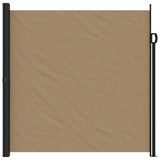 Vidaxx ausziehbarer Windschutz 200x600 cm Taupe