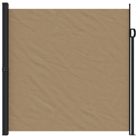 Vidaxx ausziehbarer Windschutz 200x600 cm Taupe