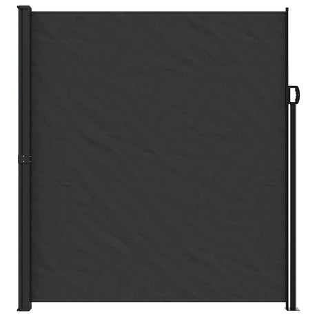 Vidaxx ausziehbarer Windschutz 220x600 cm schwarz