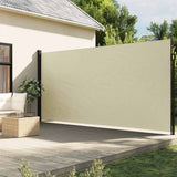 Vidaxx ausziehbarer Windschutz 220x600 cm cremefarben
