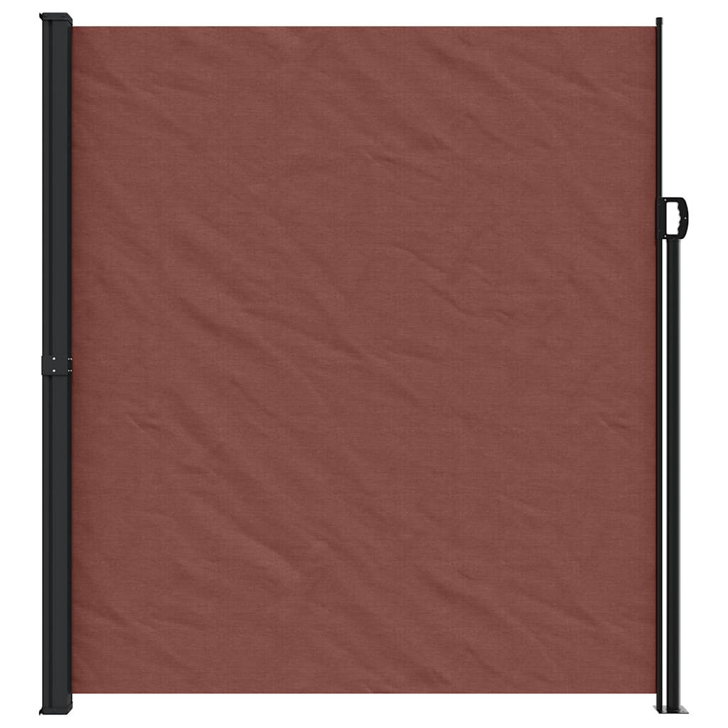 Vidaxx ausziehbarer Windschutz 220x600 cm braun