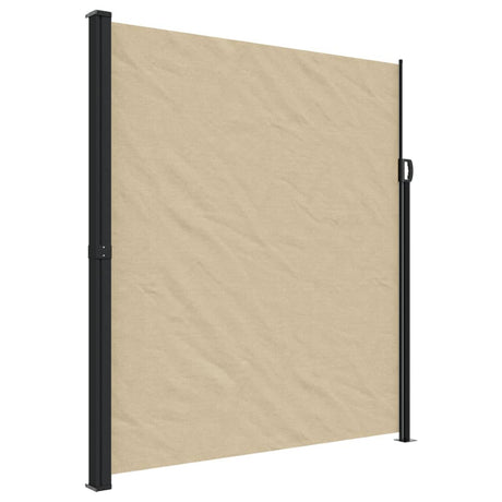 VidaXL Ausziehbarer Windschutz 220x600 cm beige