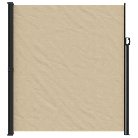 VidaXL Ausziehbarer Windschutz 220x600 cm beige