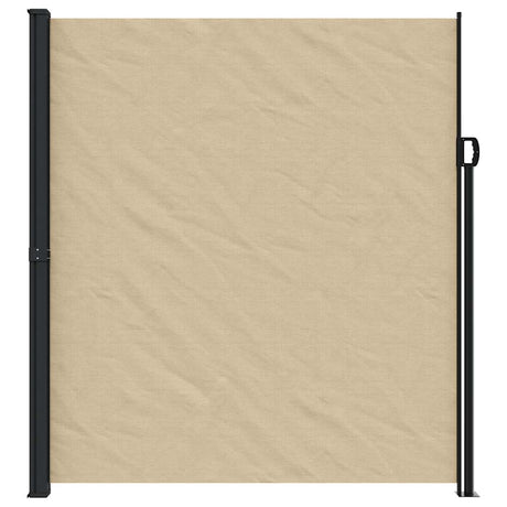 VidaXL Ausziehbarer Windschutz 220x600 cm beige