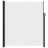 VidaXL Ausziehbarer Windschutz 220x600 cm weiß