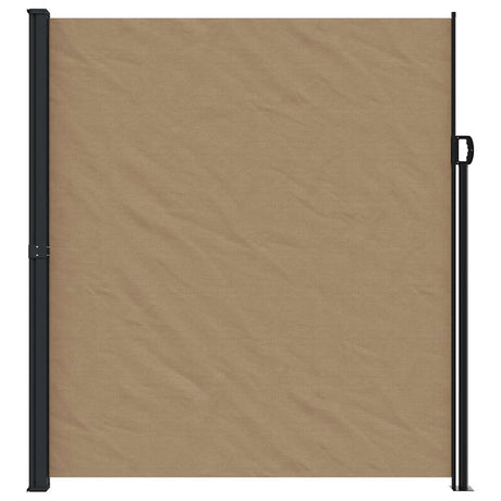 Vidaxx ausziehbarer Windschutz 220x600 cm Taupe