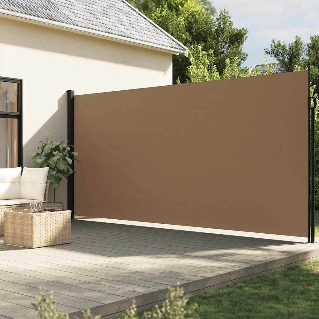 Vidaxx ausziehbarer Windschutz 220x600 cm Taupe