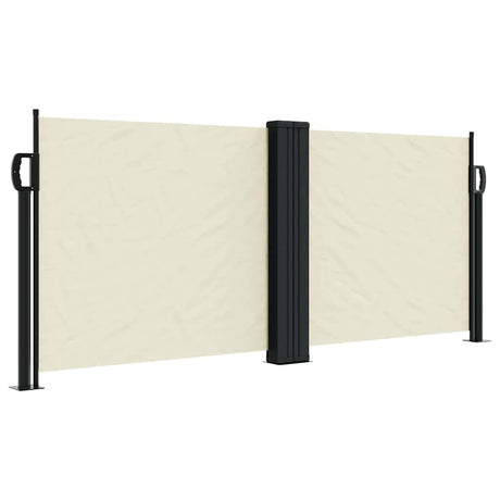 Vidaxx ausziehbarer Windschutz 100x600 cm creme