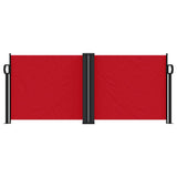 Vidaxx ausziehbarer Windschutz 100x600 cm rot