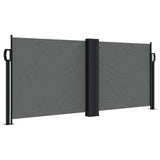 Vidaxx ausziehbarer Windschutz 100x600 cm Anthrazit