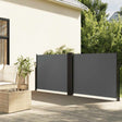 Vidaxx ausziehbarer Windschutz 100x600 cm Anthrazit