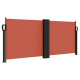 Vidaxx ausziehbarer Windschutz 100x600 cm terrakottafarben